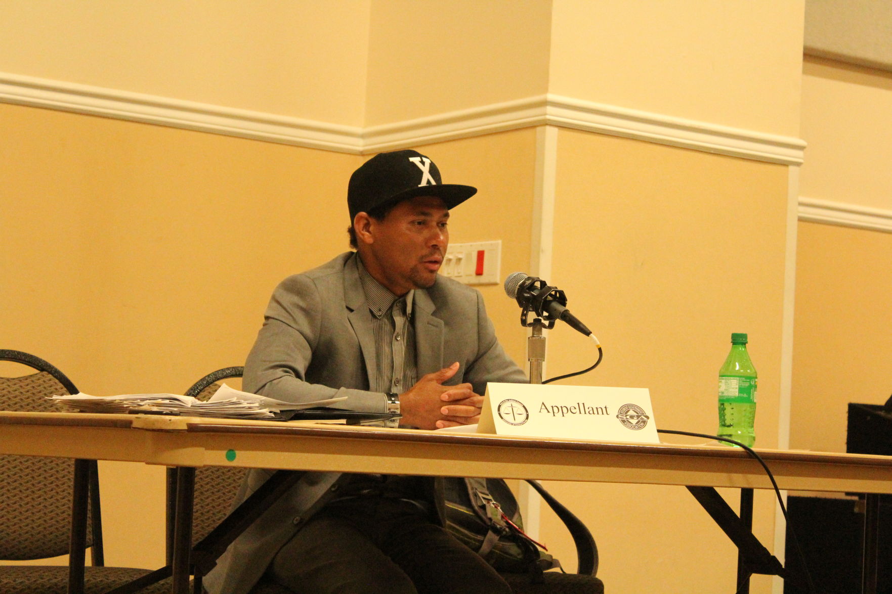 Patrick Cherubin at hearing
